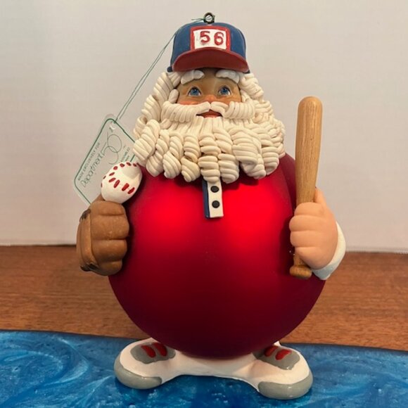 Department 56 Noel 7" Slugger Santa Baseball Ornament - Picture 2 of 7